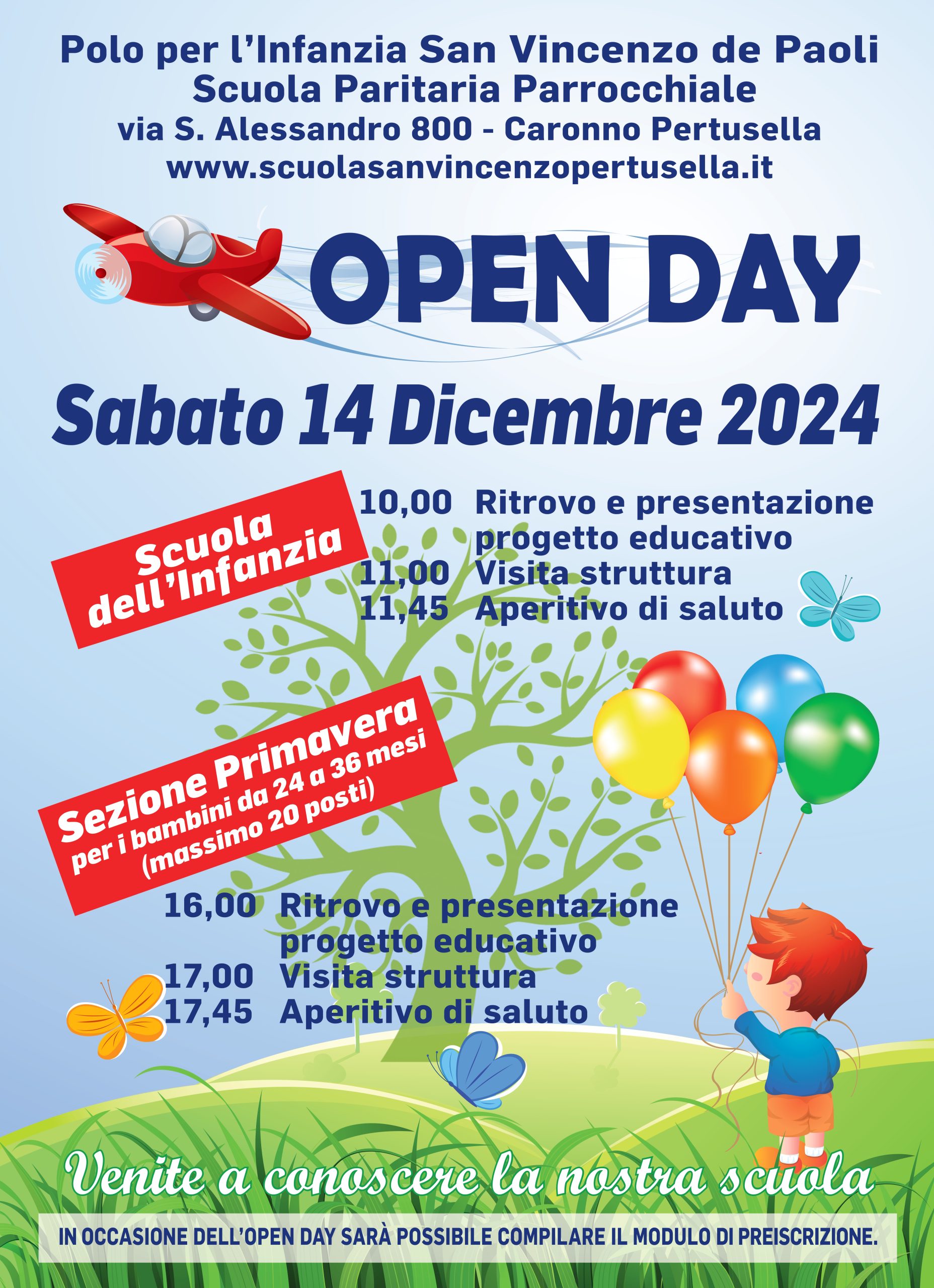 Locandina Open Day 2024