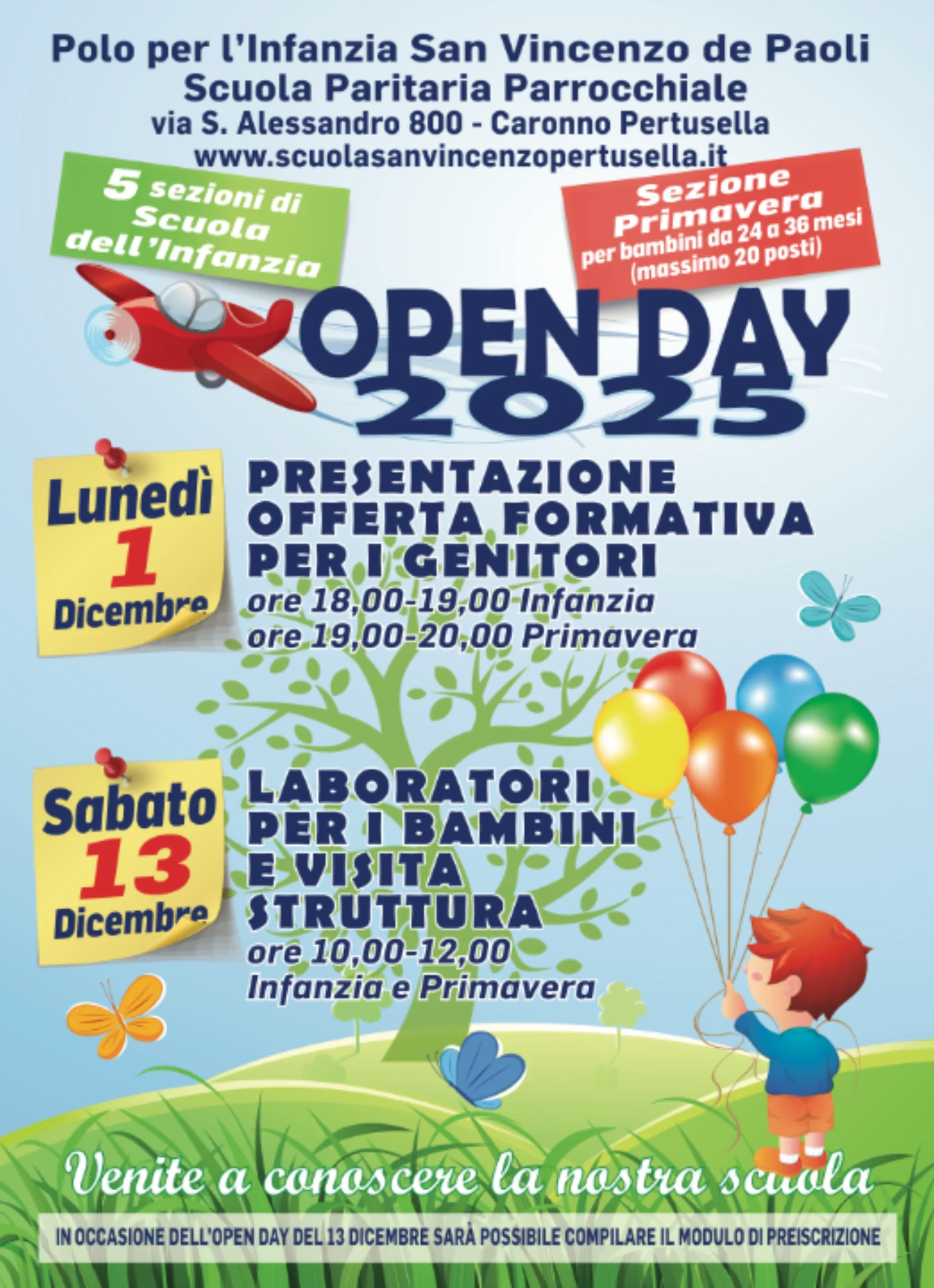 Locandina Open Day 2025